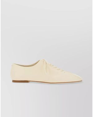 Aeyde Leather Derby Shoes - Natural