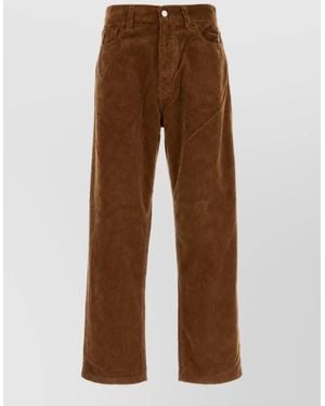 Carhartt Corduroy Straight-Leg Pants - Brown