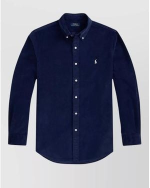 Polo Ralph Lauren Corduroy Long-Sleeve Shirt - Blue