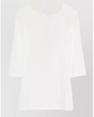 IRO Thanya Stretch Ribbed Sweater Round Neck - White