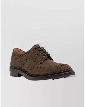 Tricker's Leather Lace Up Shoes - Brown