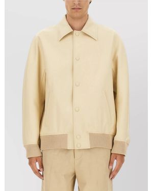 Lanvin Oversized Cotton Lightweight Jacket - Natural
