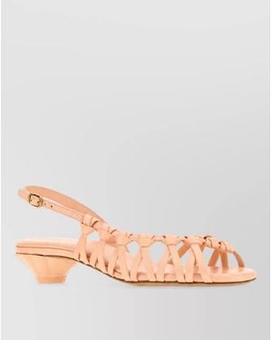 Chloé Leather Mules - Pink