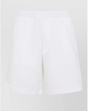 Giorgio Armani Mesh Bermuda Shorts - White