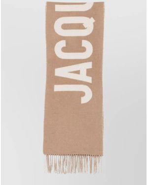 Jacquemus Wool Scarf - Natural