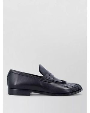 Coperni Leather Five-Toe Lace-Up Shoes - Blue