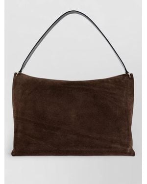 Wandler Penelope Suede Leather Tote Bag - Brown