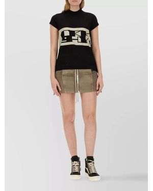 Rick Owens Mini Fitted Skirt - Black