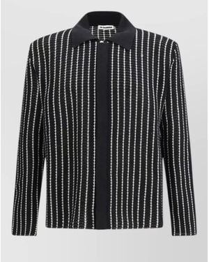Jil Sander Cotton Cardigan - Black