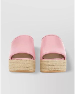 Moschino Leather Sandals - Pink
