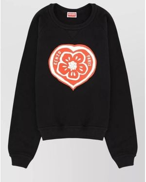 KENZO Regular-Fit Cotton Sweatshirt - Black