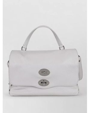 Zanellato Leather Shoulder Bag - Grey