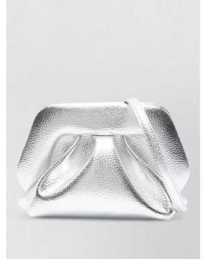 THEMOIRÈ Bios Small Leather Clutch Bag - Metallic