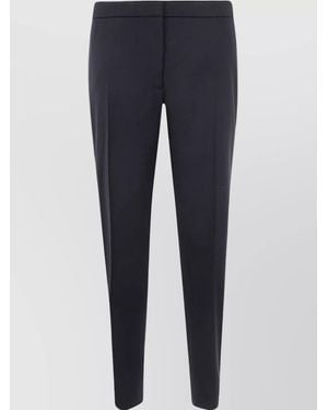 Dries Van Noten Wool Tapered Trousers - Blue