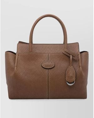 Tod's Bucket Small Leather Shoulder Bag - Brown
