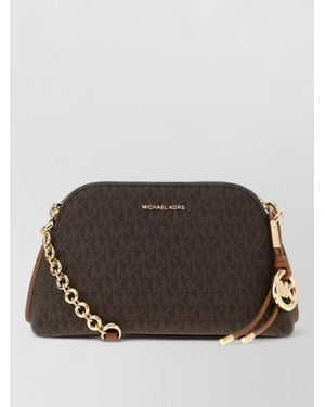 Michael Kors Na Printed Canvas Clutch Bag - Brown