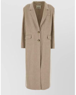 Isabel Marant Cashmere Wool Fitted Jacket - Natural