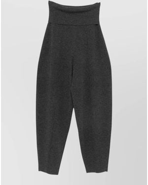 Zimmermann Ribbed Wool Lounge Pants - Gray