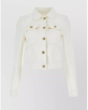 Palm Angels Denim Jacket - Natural