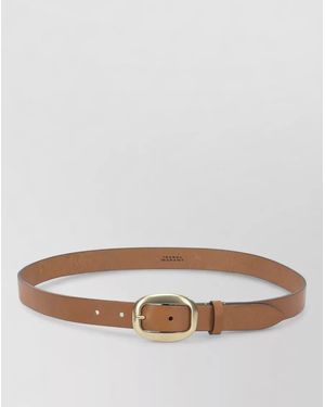 Isabel Marant Leather Belt - Grey