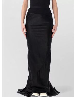Rick Owens Ruched Knitted Trim - Black