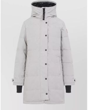 Canada Goose Down Hooded Puffer Parka - Gray
