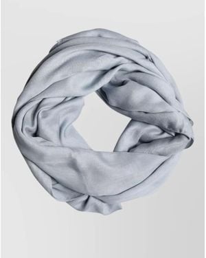 Dolce & Gabbana Cashmere Knitted Shawl Lightweight Soft Texture - Gray