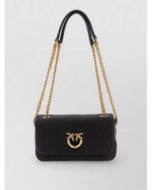 Pinko Love Birds Chain Crossbody Shoulder Bag - White