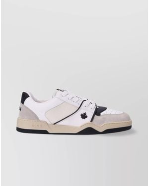 DSquared² Leather Low-Top Trainers - Metallic
