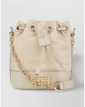 Bally Bucket Bag Crossbody Chain Strap - Natural