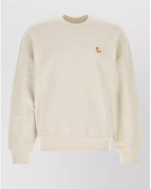 Maison Kitsuné Organic Cotton Long-Sleeve Sweatshirt - Natural
