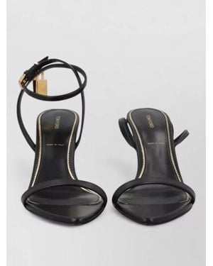 Tom Ford Nude Effect Slingback Open Toe Pumps - Black