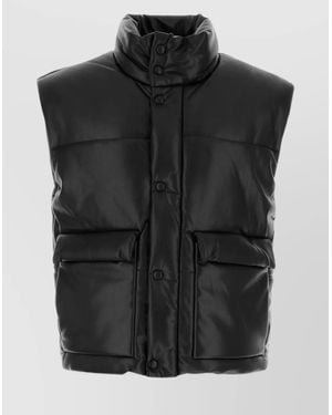 Nanushka Quilted Sleeveless Padded Jacket - Black