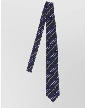 Tom Ford Diagonal Stripe Tie Adjustable Length Formal - Blue