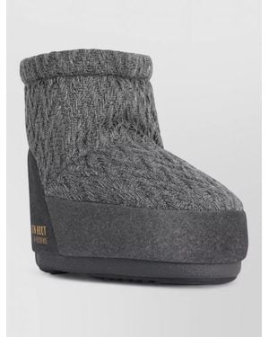 Moon Boot Fabric Ankle Boots - Grey
