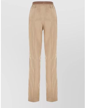 Tom Ford Silk Pyjama Trousers Featuring Back Pockets - Natural