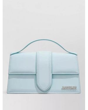 Jacquemus Le Grand Bambino Leather Bucket Bag - Blue