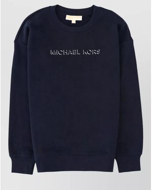 Michael Kors Cotton Logo Sweatshirt - Blue