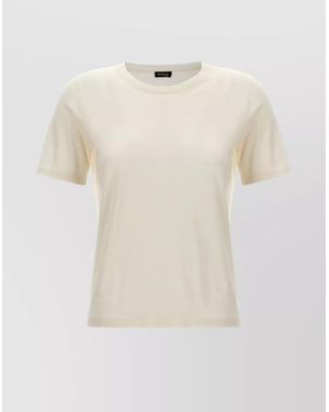 Kiton Cashmere Silk T-Shirt - Natural