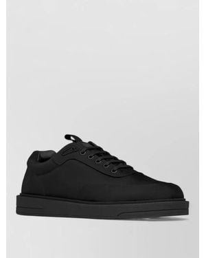 Saint Laurent Altman Lace Up Low Top Trainers - Black