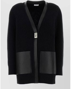 Ferragamo Wool Cardigan - Black