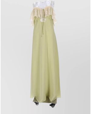 Chloé Silk Maxi Dress - White