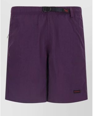 Gramicci G Short Bermuda Shorts Back Side Pockets - Purple