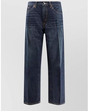RE/DONE Relaxed-Fit Straight-Leg Jeans - Blue