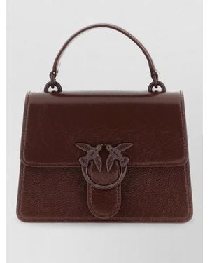 Pinko Mini Love Light Shoulder Bag Chain - Brown