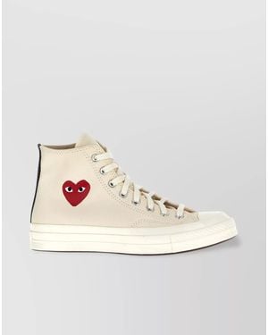 COMME DES GARÇONS PLAY High-Top Trainers - Natural