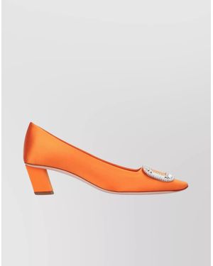 Roger Vivier Silk Pumps - Orange