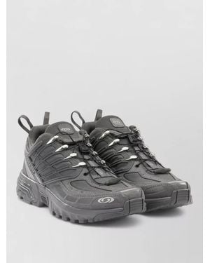 Salomon Leather Low-Top Trainers - Grey