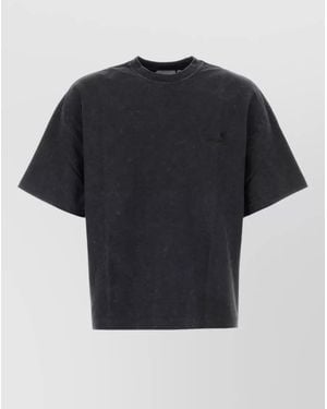 Carhartt Cotton Short-Sleeve T-Shirt - Black