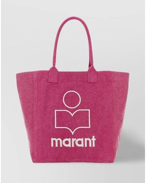 Isabel Marant Yenky Cotton Shoulder Bag - Pink